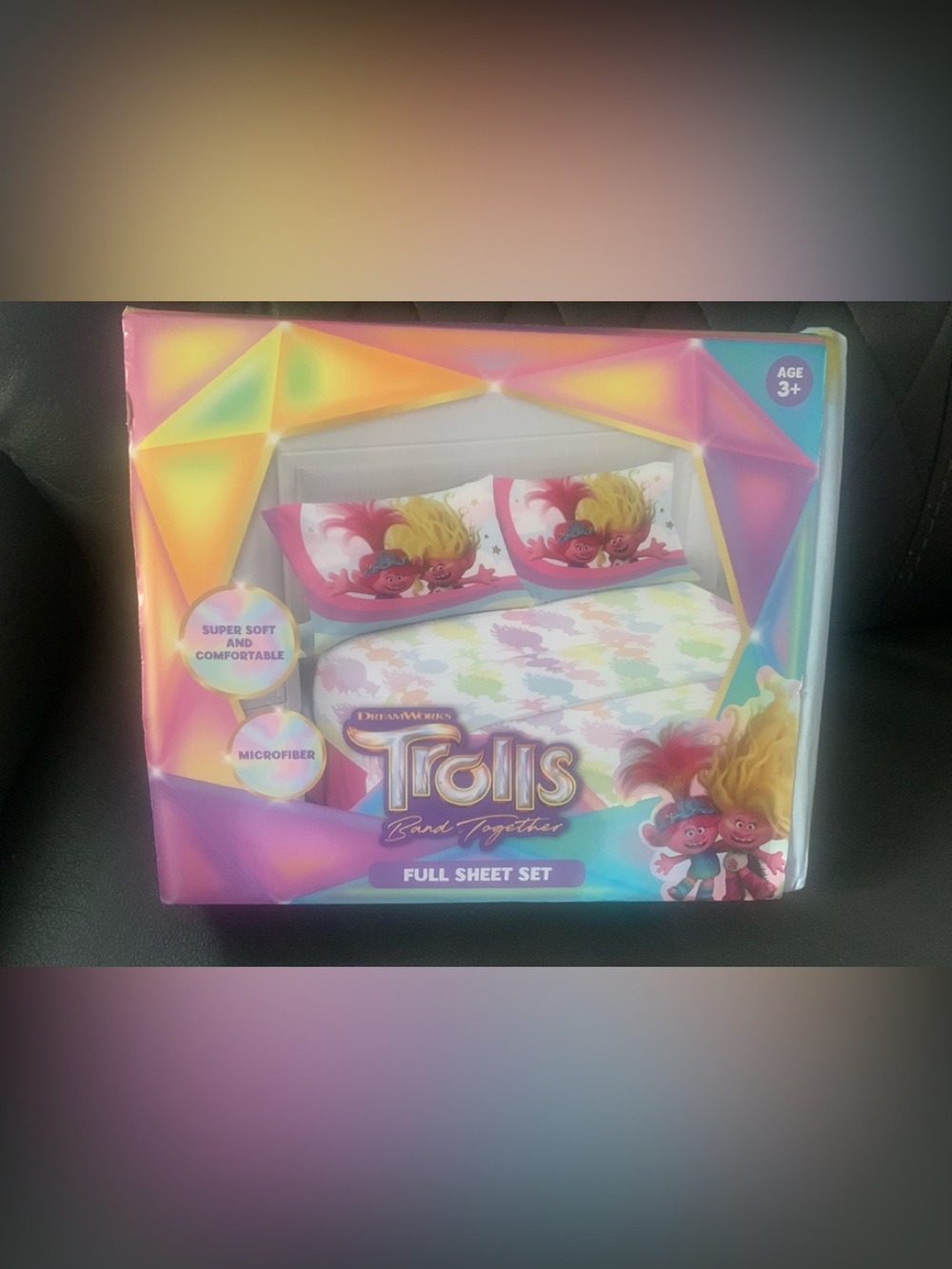 Trolls Multicolor Full Sheet Set